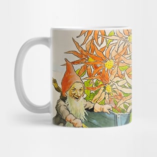 “Poinsettia Wagon” by Jenny Nystrom Mug